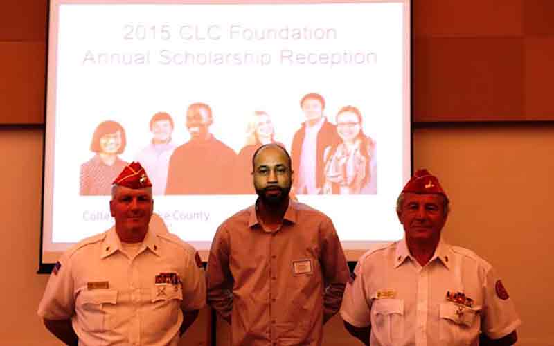 Photograph from the Veterans Scholarship program